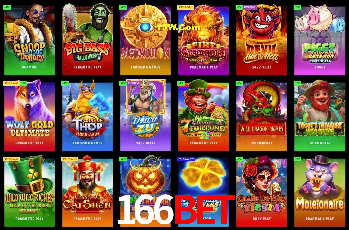 Game Providers 166Bet